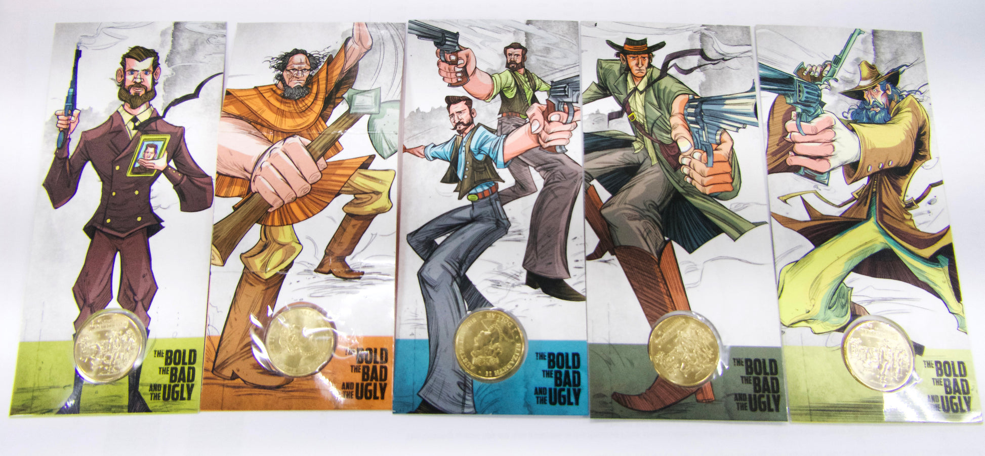 2019 Royal Australian Mint the Bad,Bold,Ugly Set of 5 front