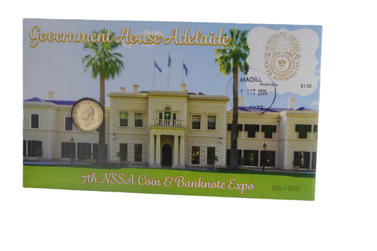Government House Adelaide — 7th Nssa Coin & Banknote Expo PNC (126/300) front
