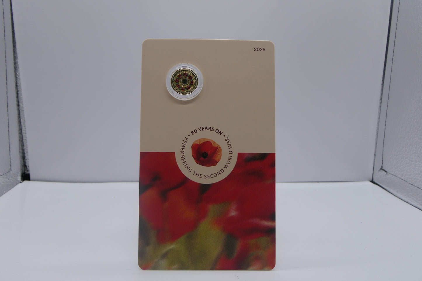 2025 Royal Australian Mint $2 Coin Card — 80 Years on, Remembering the Second World War front