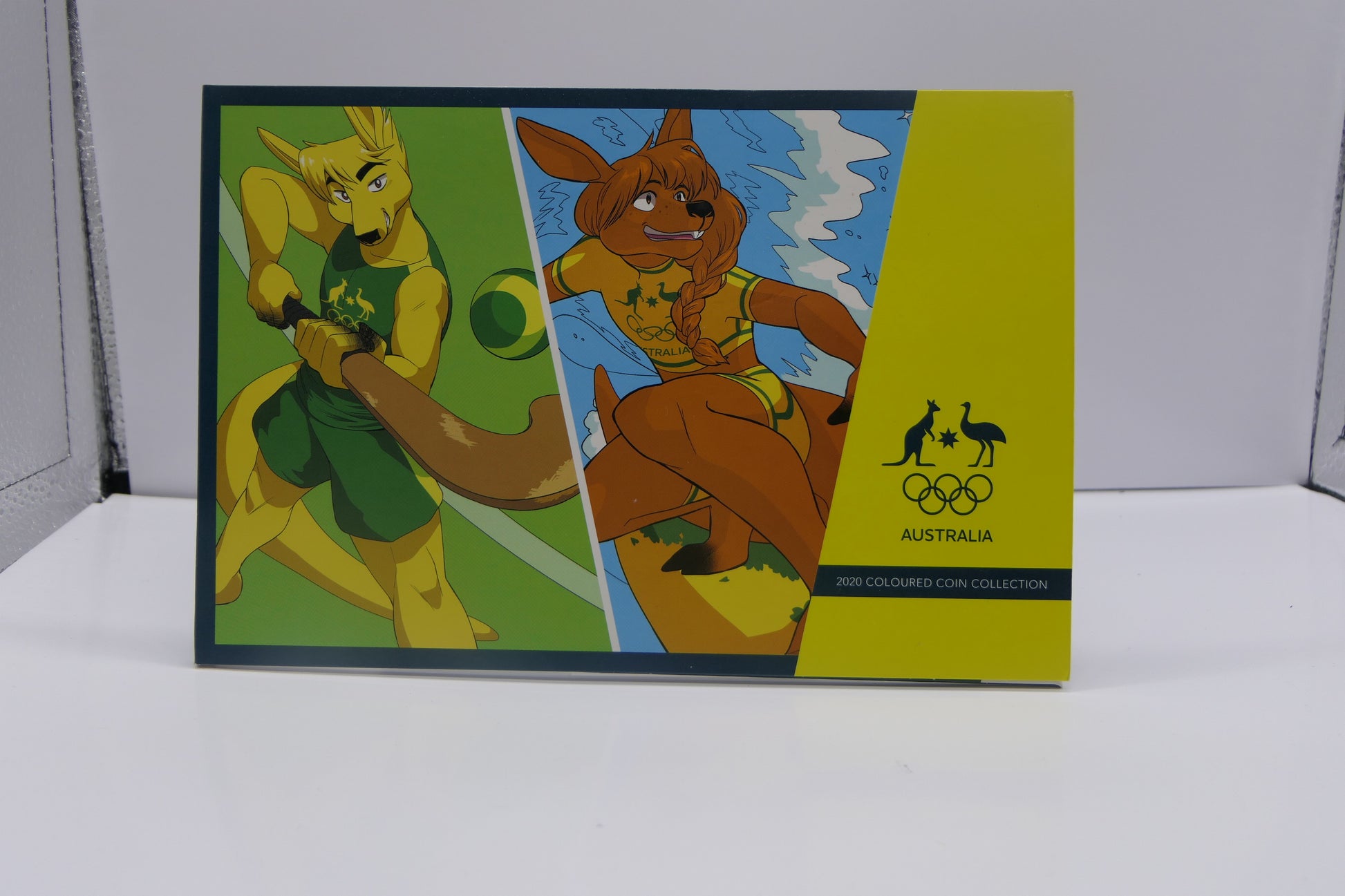 Royal Australian Mint Unleash the Spirit — Australia 2020 Coloured Coin Collection — Olympic Games Tokyo front