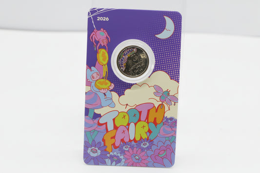 Royal Australian Mint Tooth Fairy 2026 $2 Coin Card front