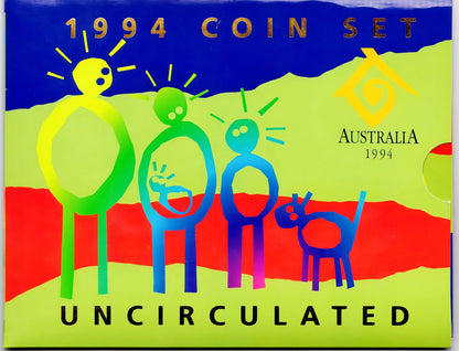 1994 Royal Australian Mint Uncirculated Coin Set front