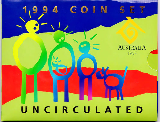 1994 Royal Australian Mint Uncirculated Coin Set front