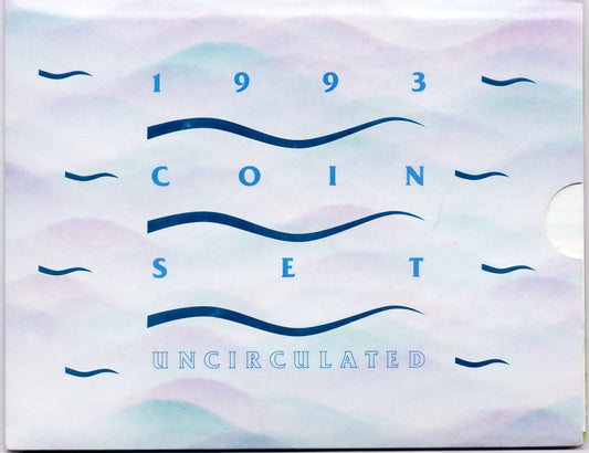 1993 Royal Australian Mint Uncirculated Coin Set front