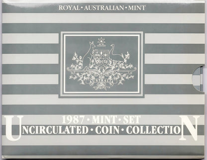 1987 Mint Set — Uncirculated Coin Collection — Royal Australian Mint front