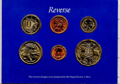 1984 Royal Australian Mint MINT SET reverse