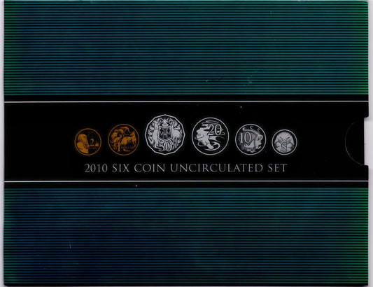 2010 Six Coin Uncirculated Set — Royal Australian Mint front