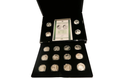 First World War Collection — Villers-Bretonneux Complete 16-Coin .333 Silver Prooflike Set front