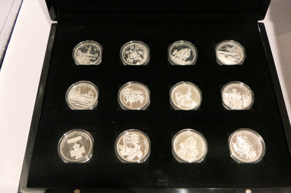 First World War Collection — Villers-Bretonneux Complete 16-Coin .333 Silver Prooflike Set reverse