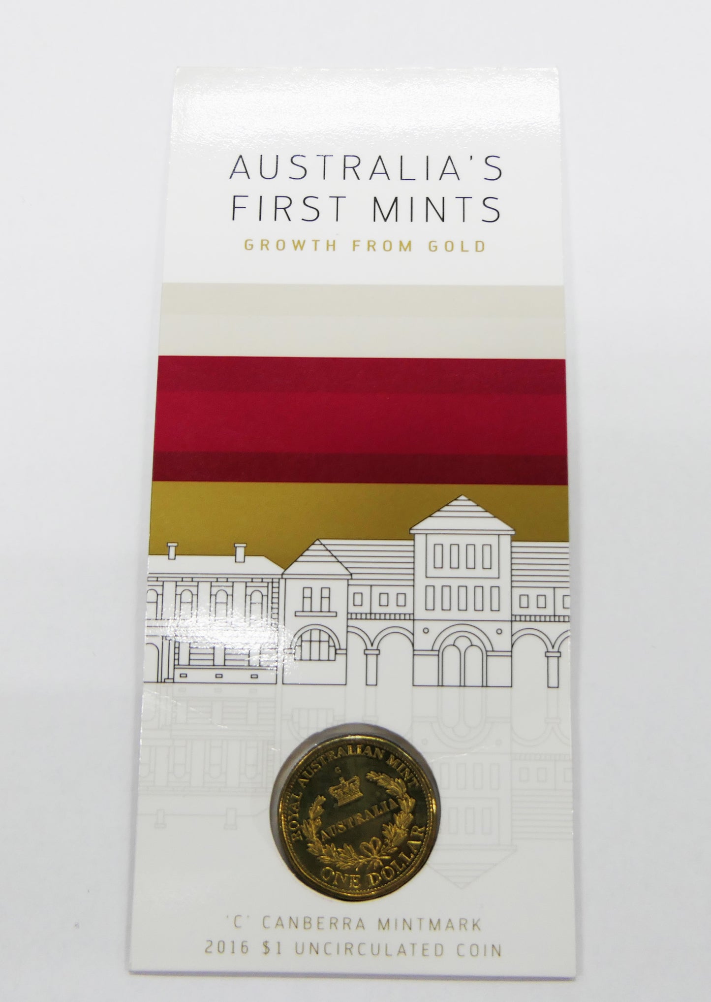 2016 Australia's First Mint $1 'c' Mint Mark front