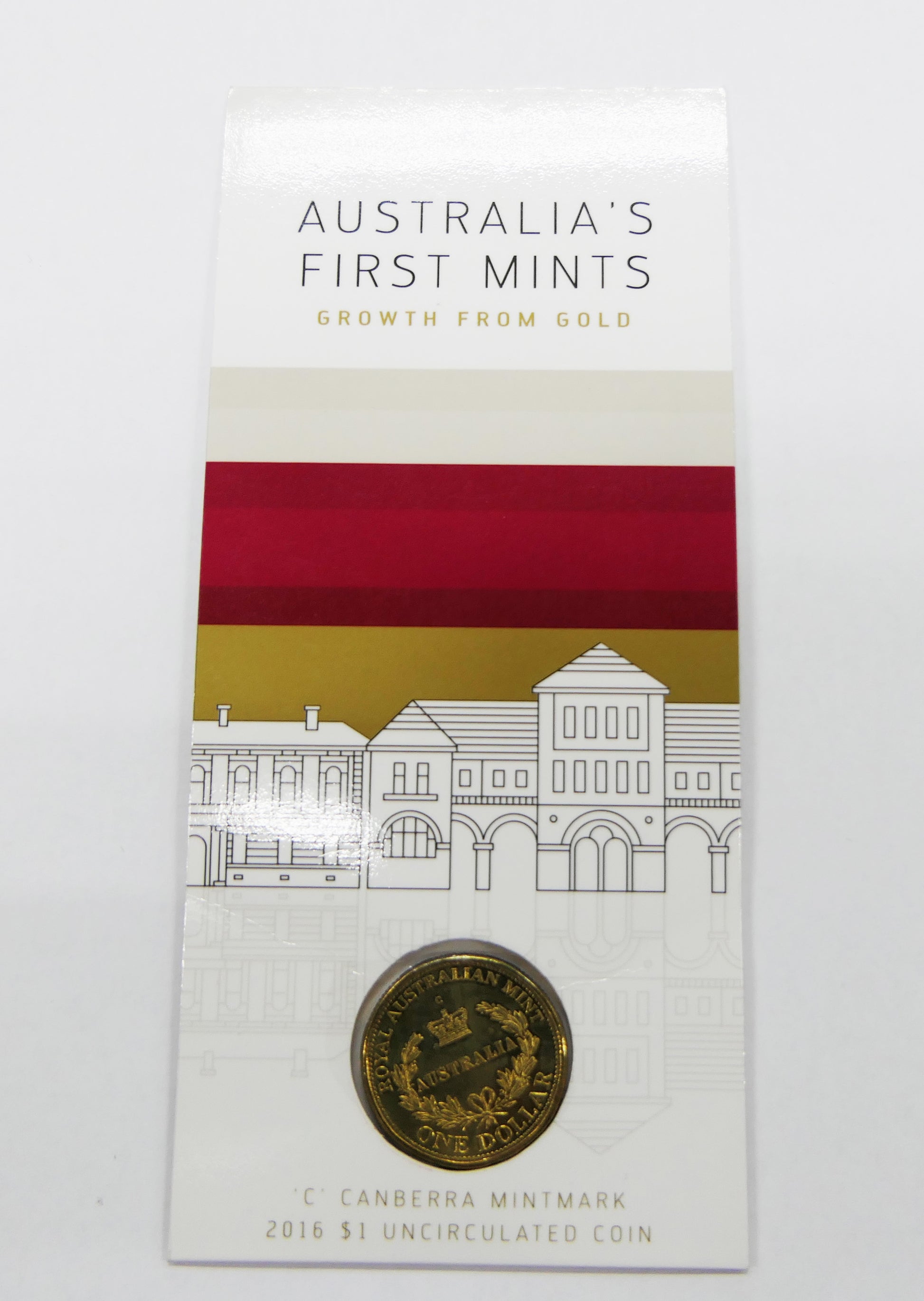 2016 Australia's First Mint $1 'c' Mint Mark front