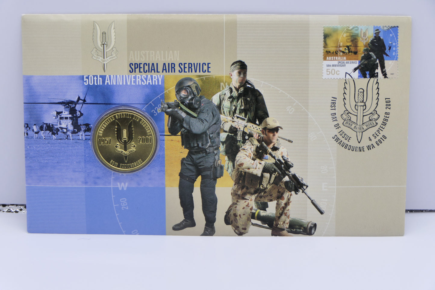 Australia Post Australian Special Air Service 50th Anniversary 2007 PNC front