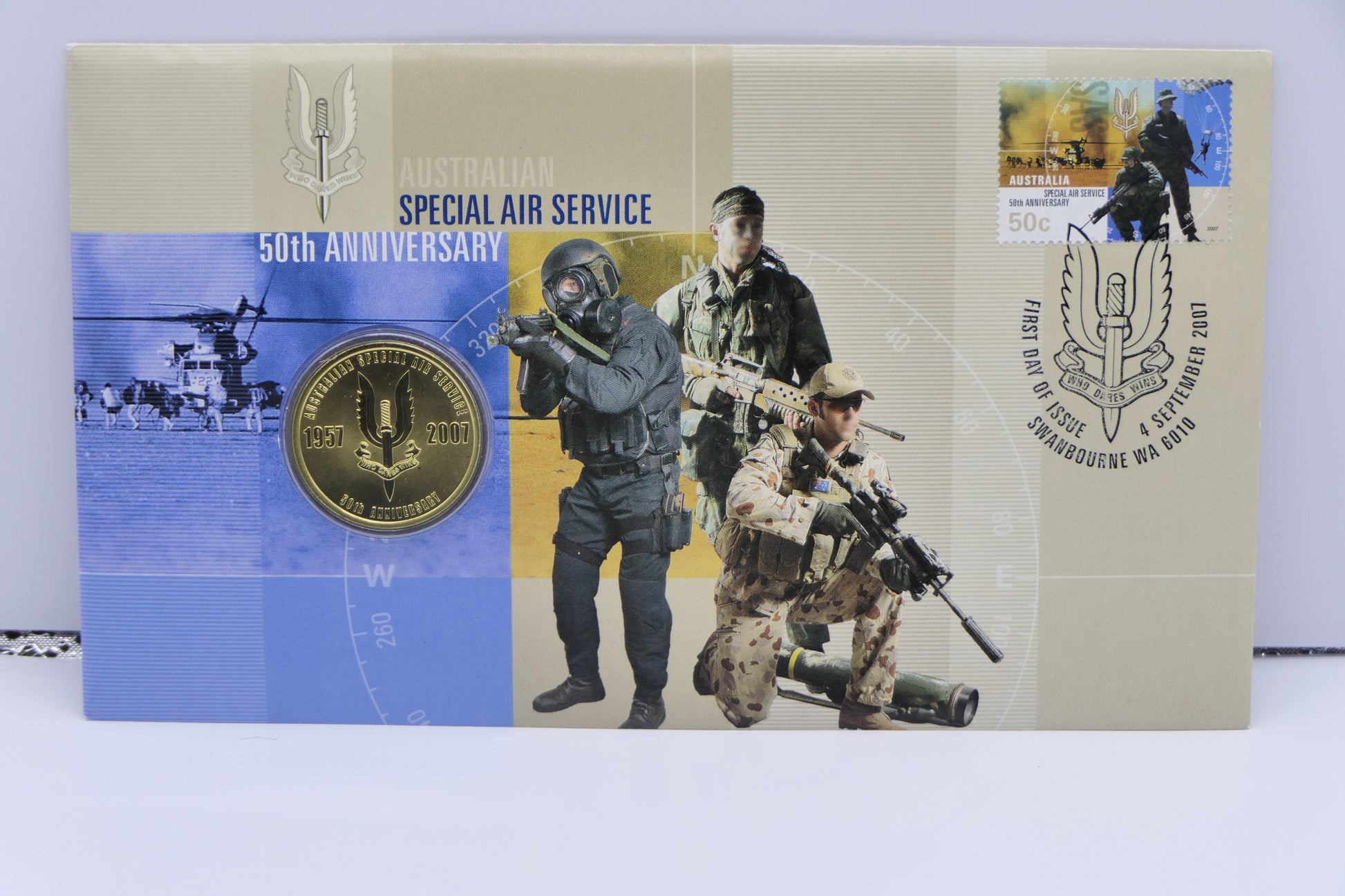 Australia Post Australian Special Air Service 50th Anniversary 2007 PNC front