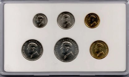Royal Australian Mint King Charles III 2024 Six-Coin Uncirculated Year Set reverse
