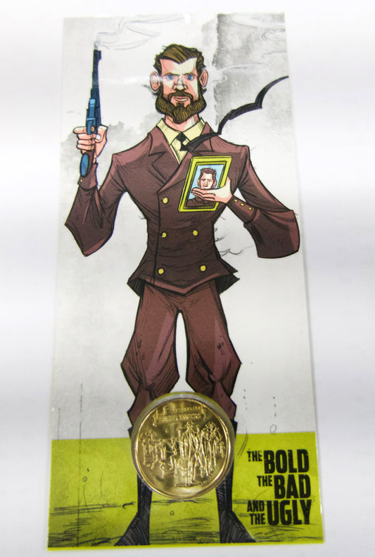 2019 Royal Australian Mint the Bad,Bald,Ugly $1 'c' Mm Moondye Joe front