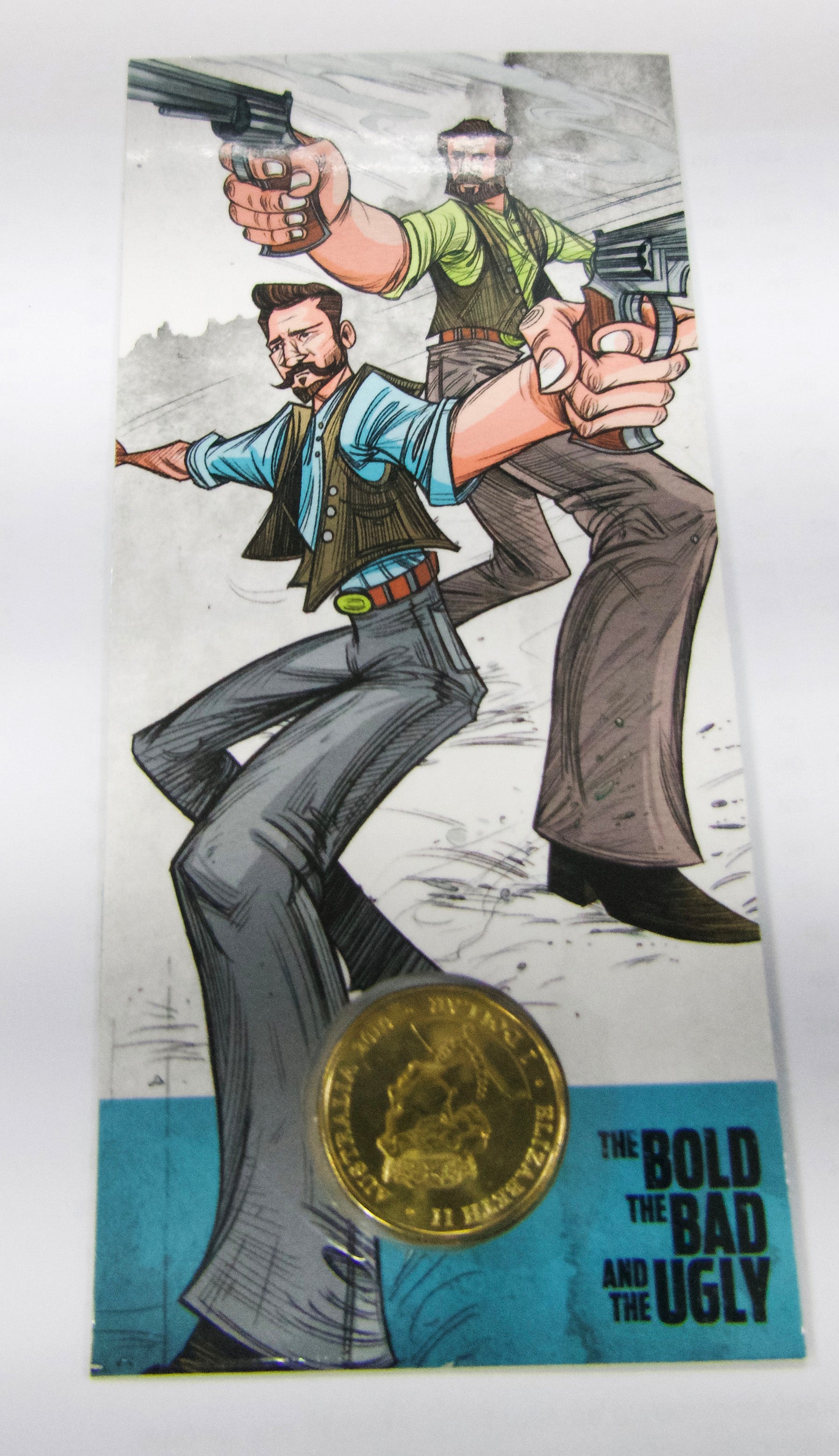 2019 Royal Australian Mint the Bad,Bald,Ugly $1 'c' Mm the Kenniff Brothers front