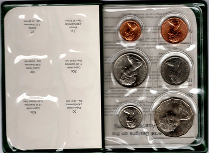 1982 Xii Commonwealth Games Brisbane Uncirculated Coin Set reverse