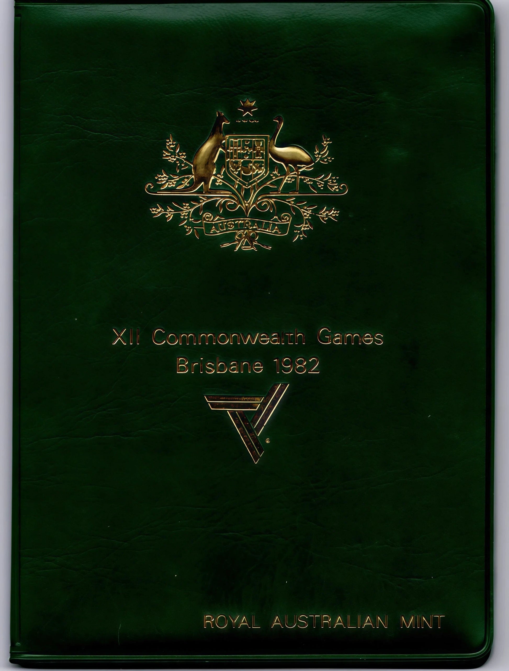 1982 Xii Commonwealth Games Brisbane Uncirculated Coin Set front