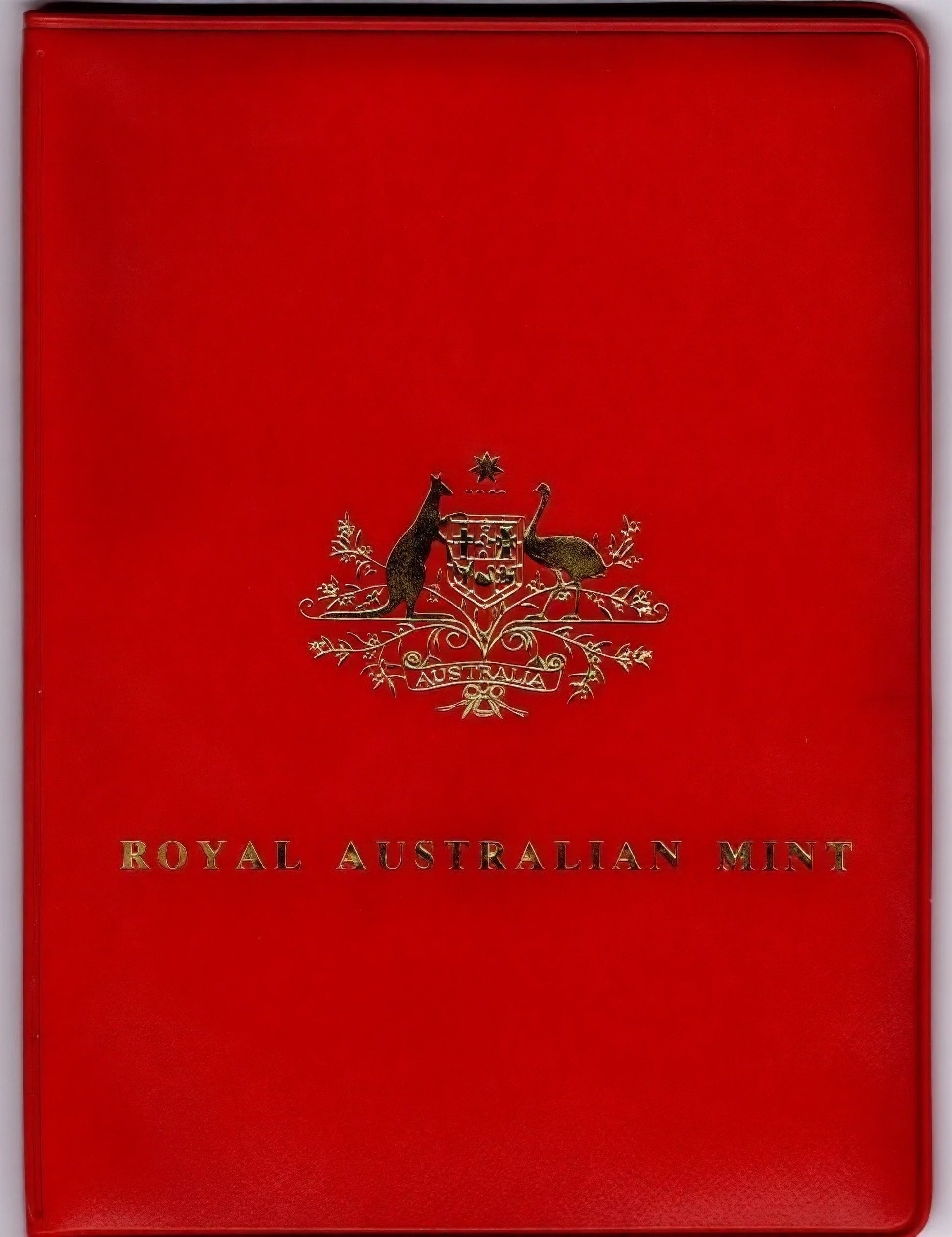 Australia 1971 Uncirculated Mint Coin Set in original Royal Australian Mint folder