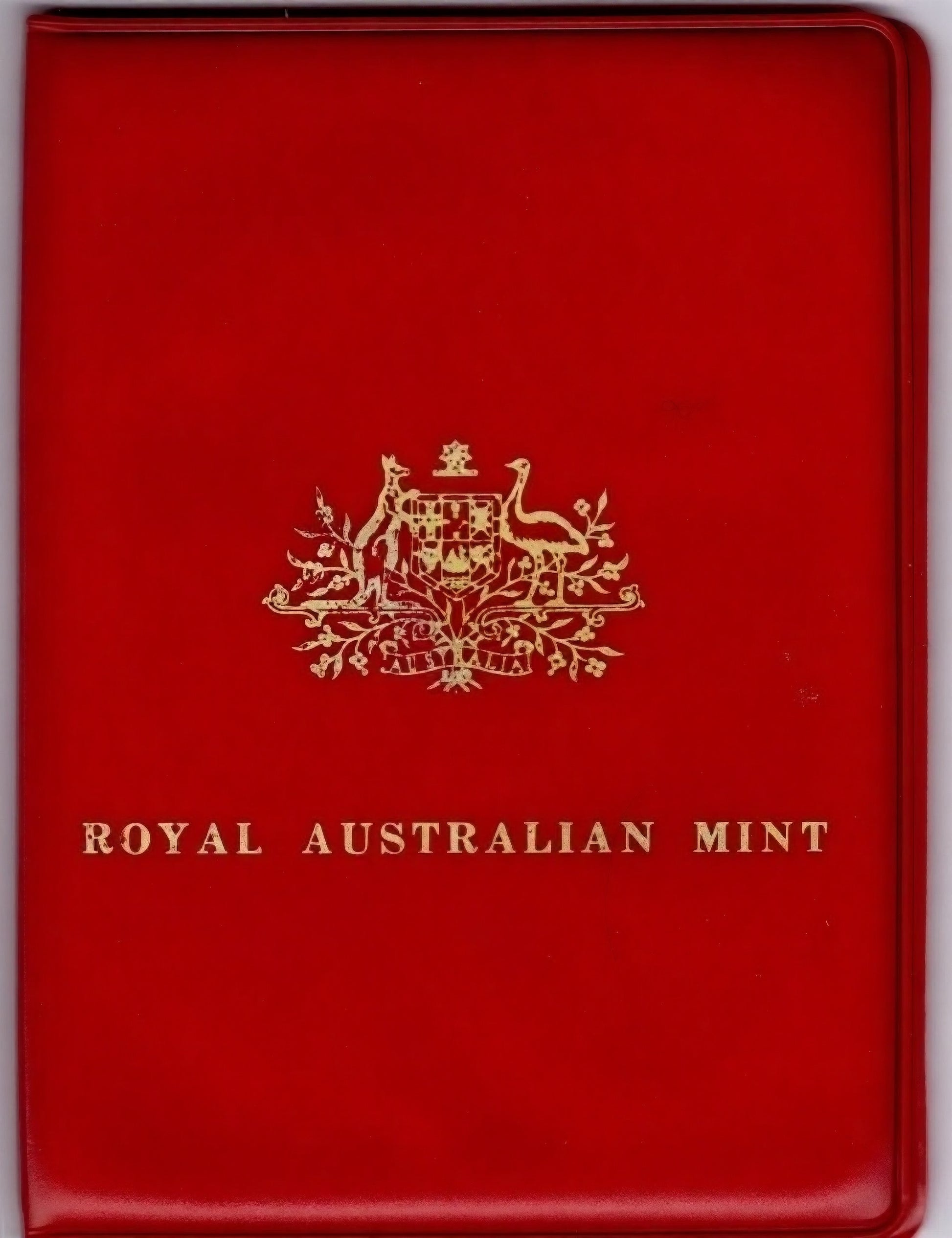 1970 Royal Australian Mint Uncirculated Coin Set front