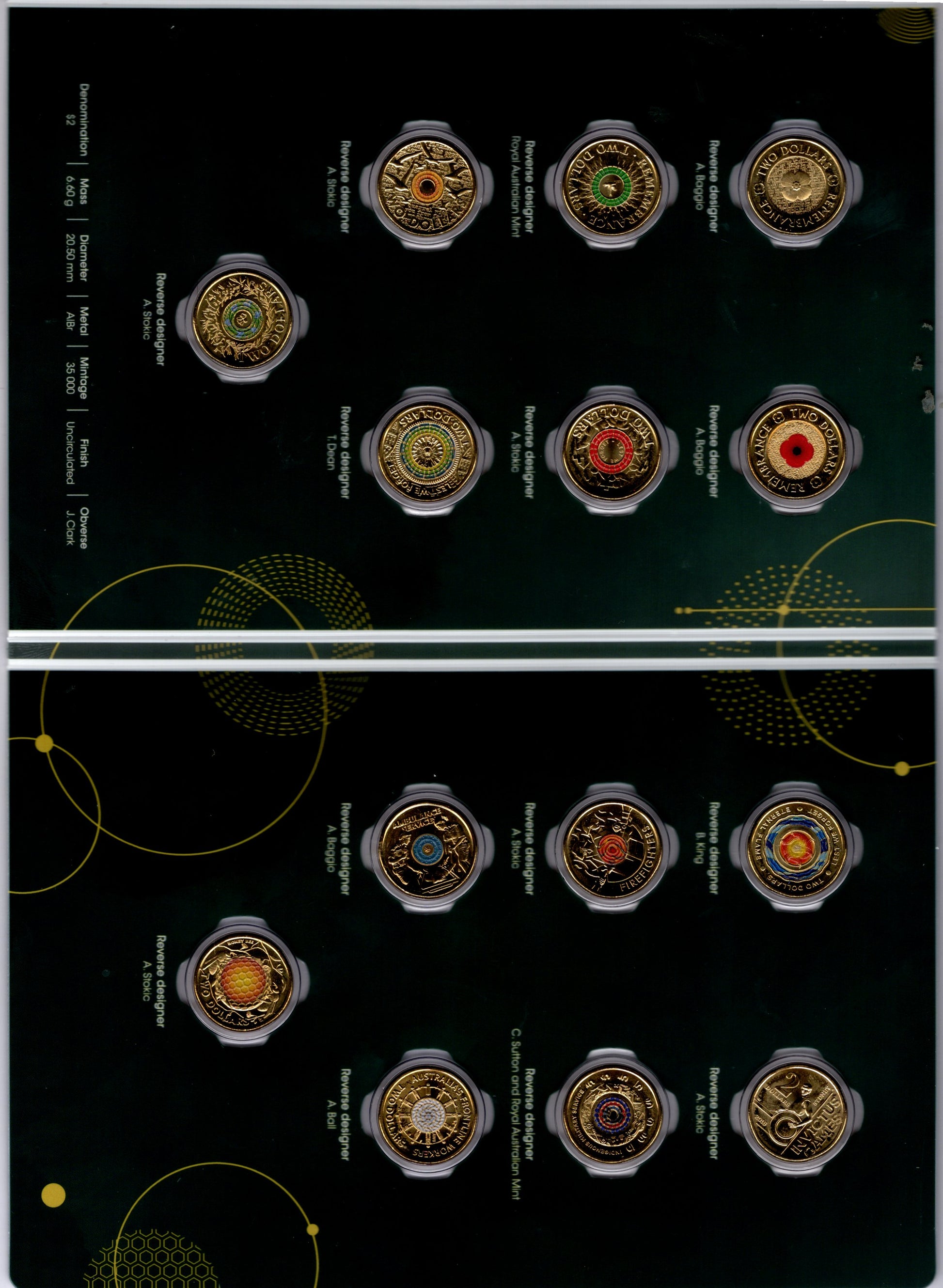 2023 Royal Australian Mint Fourteen-Coin Collection — 35th Anniversary of the Two Dollar Coin image 3