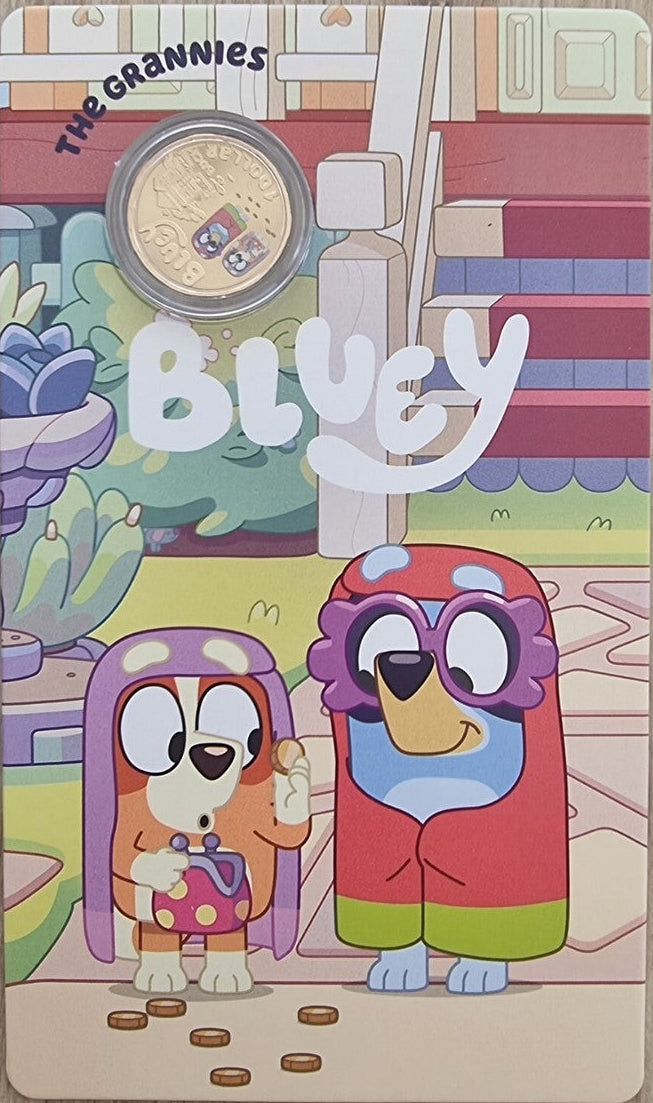 $1 2024 Bluey Dollarbucks Al/Bronze Coloured UNC