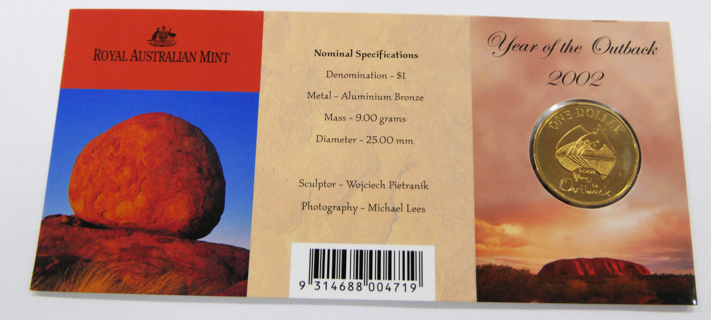 2002 Year of the Outback 'c' Mint Mark front
