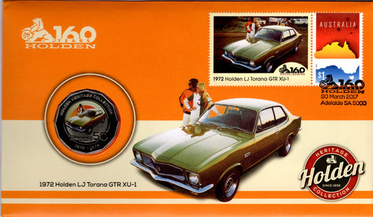 Australia Post Holden Heritage Collection — 1972 Lj Torana Gtr Xu-1 2017 PNC front