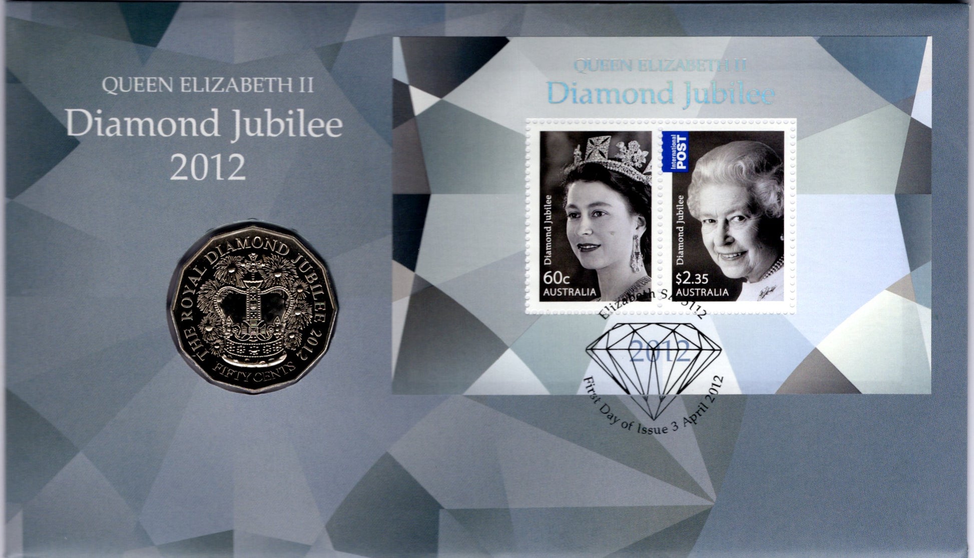 Australia Post Queen Elizabeth II — Platinum Jubilee 2022 PNC front