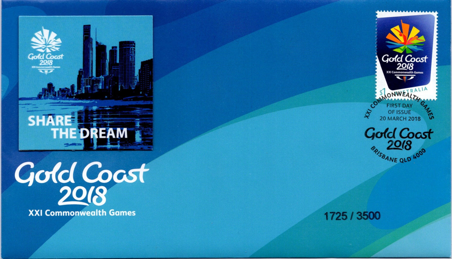 2018 Australia Post Gold Coast Commonwealth Games PNC front