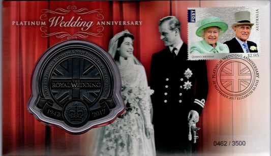 2017 Australia Post Platinum Wedding Anniversary PNC front