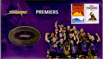 2017 Australia Post NRL Premiers Melbourne Storm PNC front