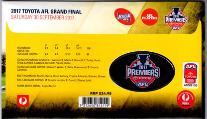 2017 Australia Post Richmond AFL Premiers PNC reverse