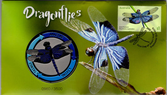 2017 Australia Post Dragonflies PNC front