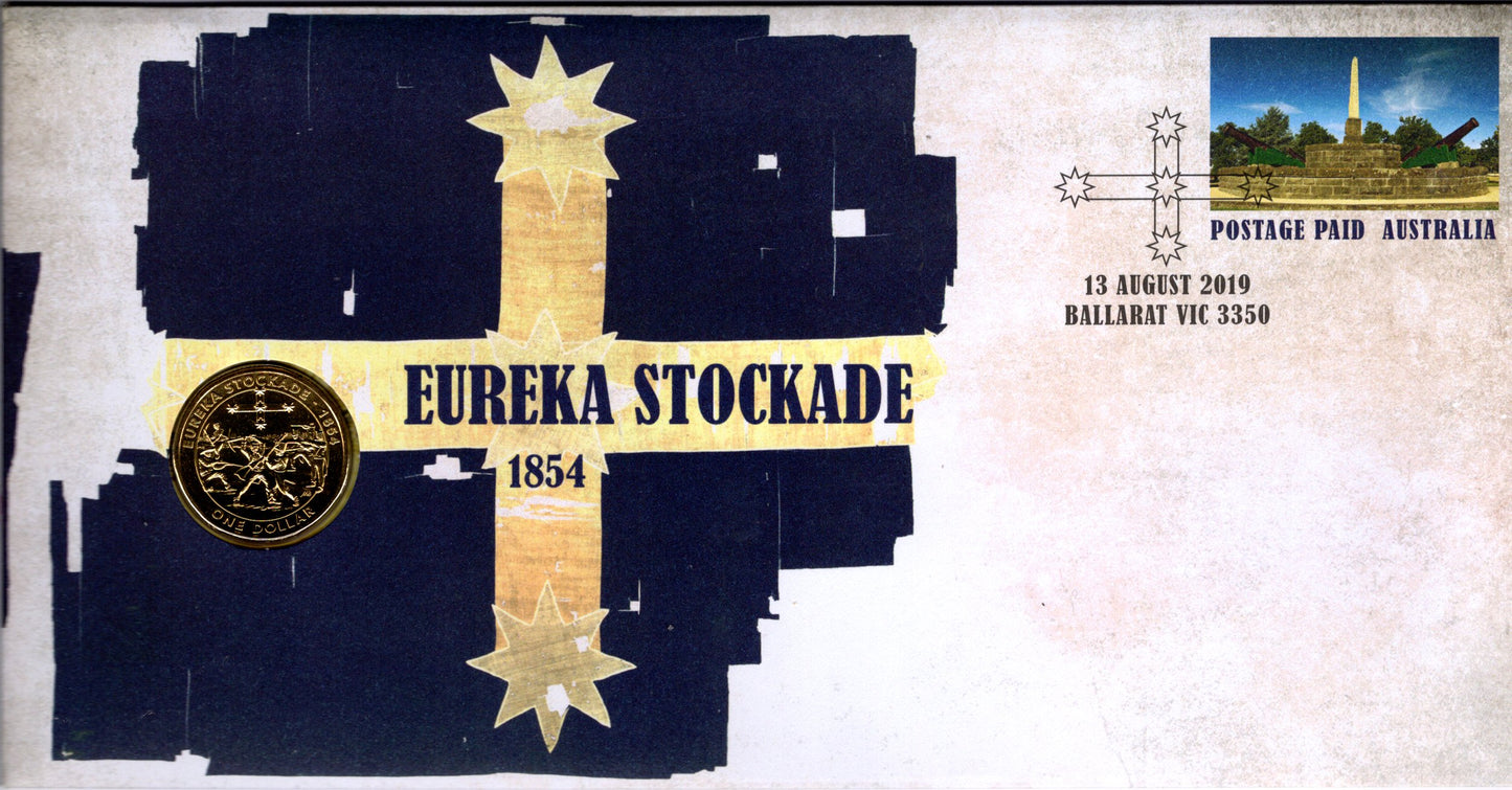 2019 Australia Post Eureka Stockade PNC front