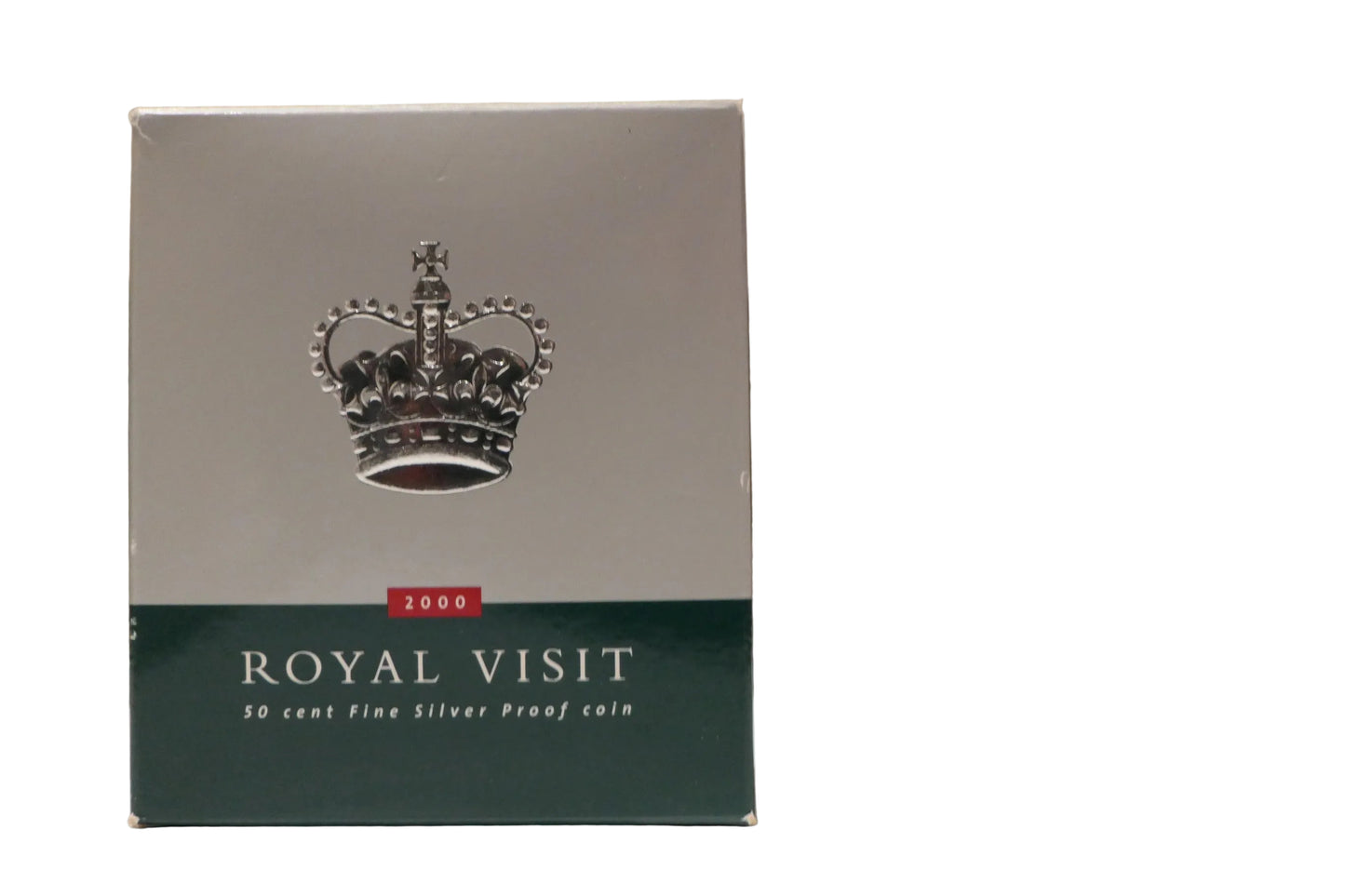 2000 Royal Australian Mint Royal Visit 50c Fine Silver Proof Coin image 3