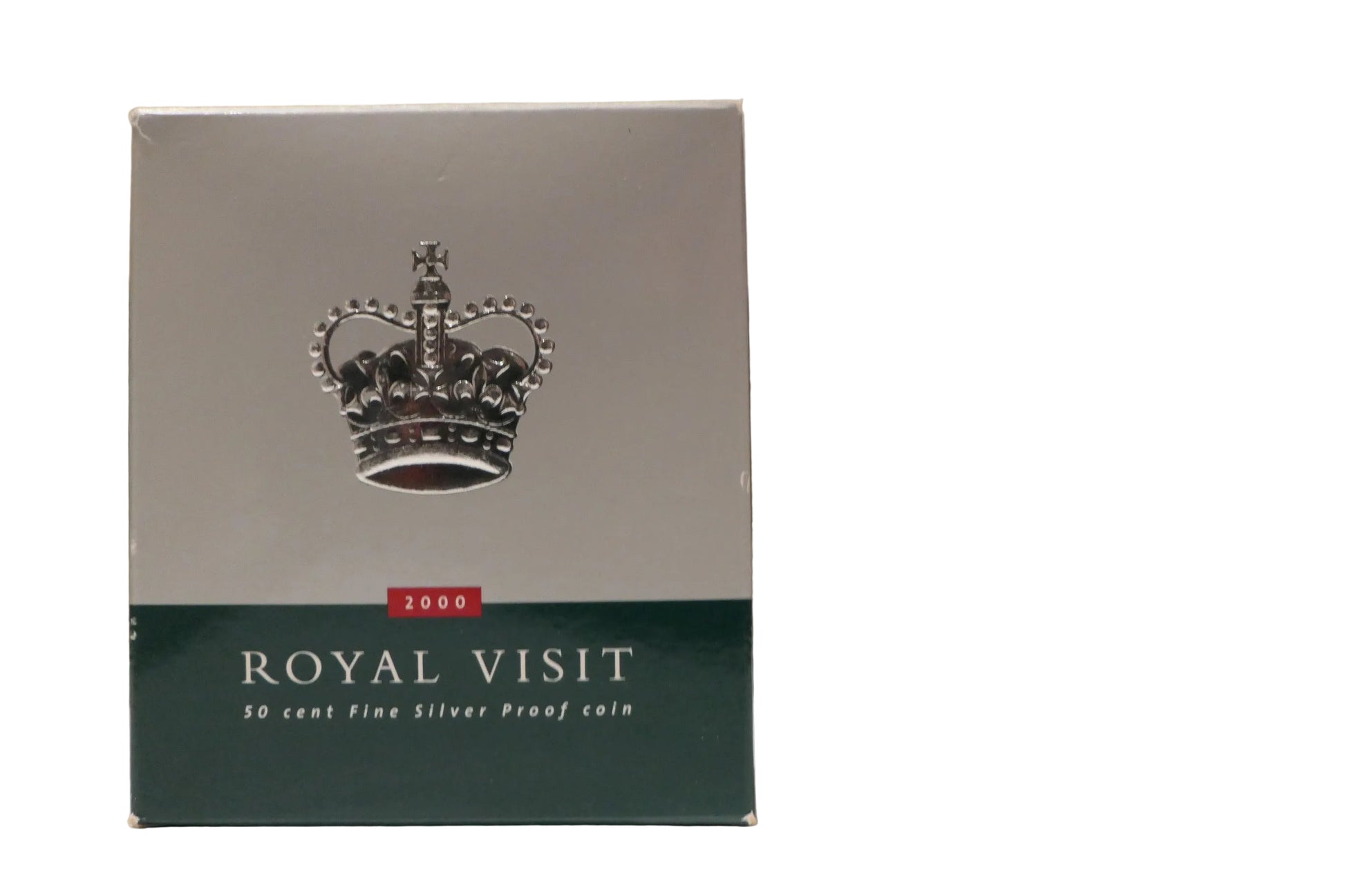 2000 Royal Australian Mint Royal Visit 50c Fine Silver Proof Coin image 3