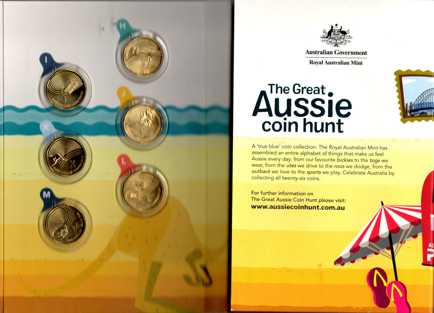 Royal Australian Mint the Great Aussie Coin Hunt Complete Collection Book image 3
