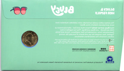 2026 Australia Post Bluey ANDA Hobart Money Expo 265/700 PNC reverse