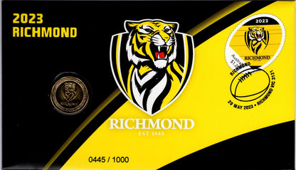 2023 Richmond Tigers AFL Premiers Limited Edition PNC Official Collectors Keepsake front