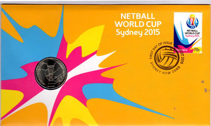 2015 Netball World Cup Sydney PNC Official Australia Post Collectible Memorabilia for Fans and Collectors front