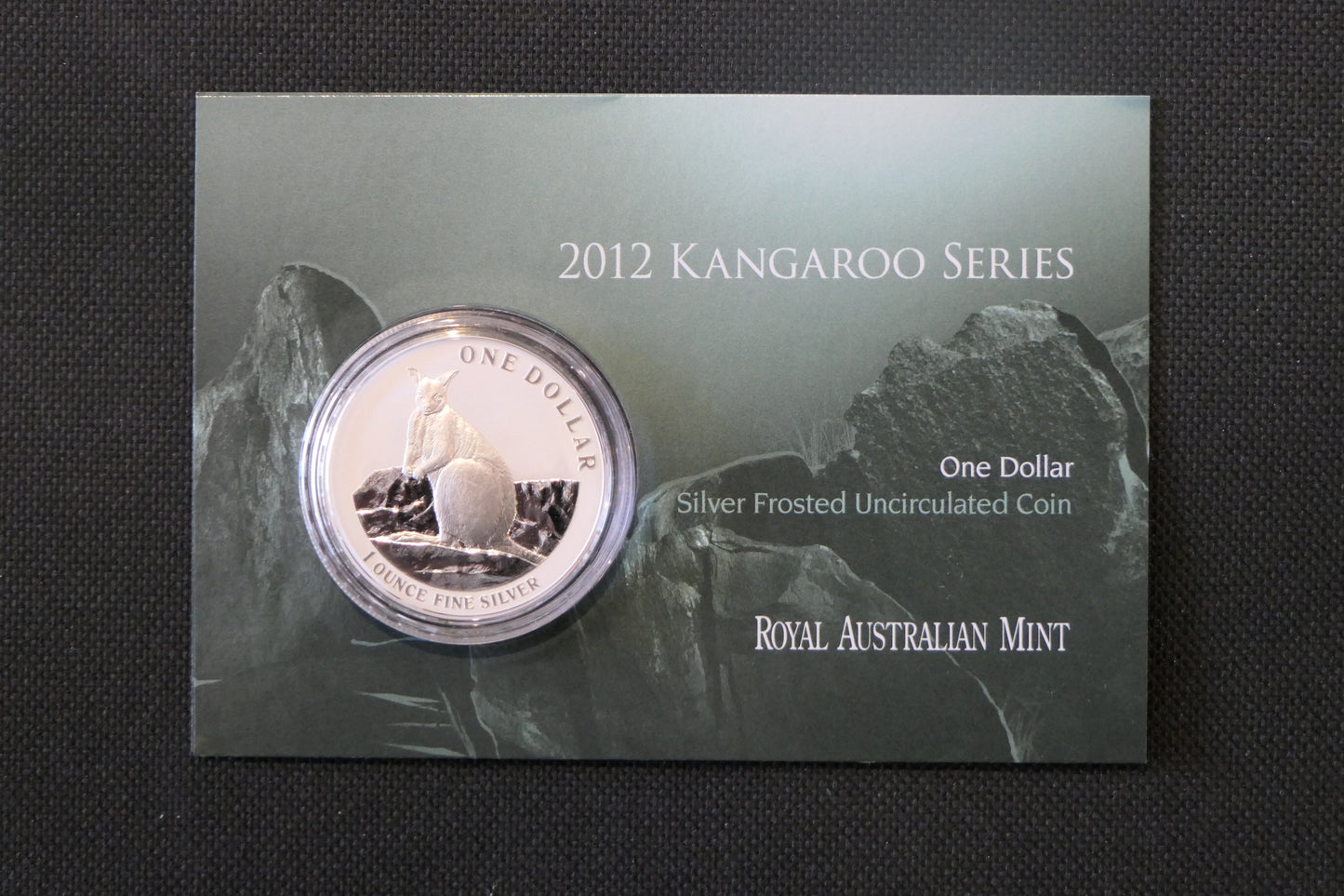 2012 Kangaroo Series - Rock Wallaby 1oz Silver Proof Coin