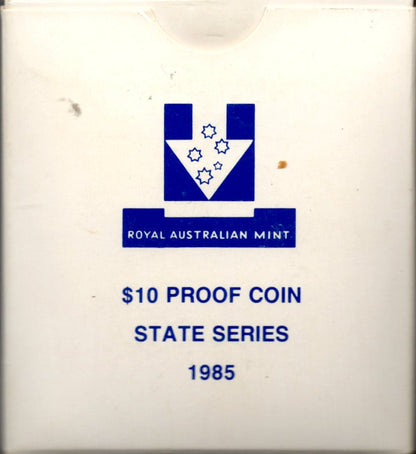 1982 Silver 10 Dollar Proof Coin Brisbane Commonwealth Games
