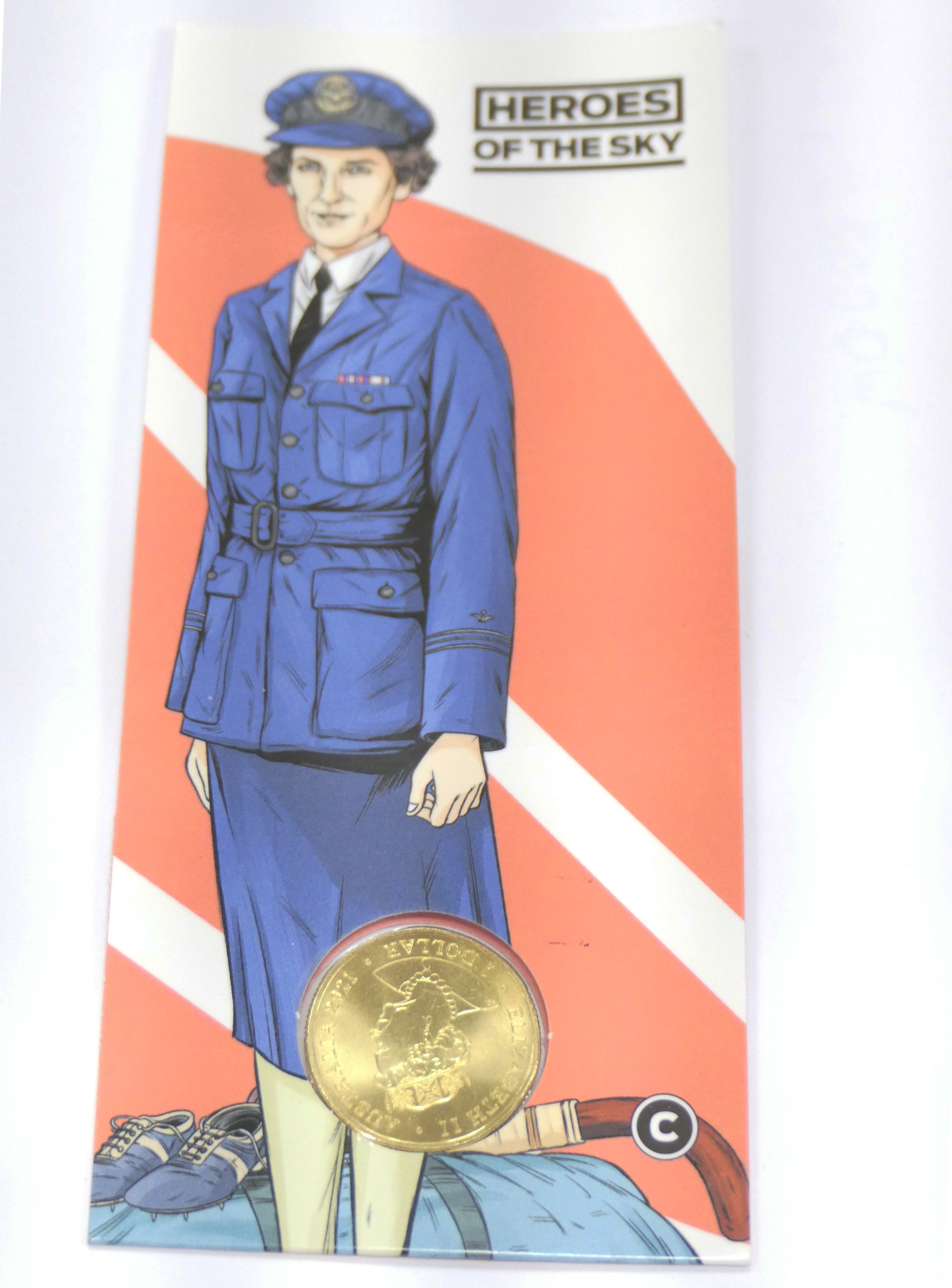 2021 $1 'c' Canberra Mint Mark Wing Officer Doris Carter front
