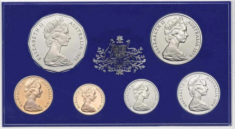 1979 Royal Australian Mint Six Coin front
