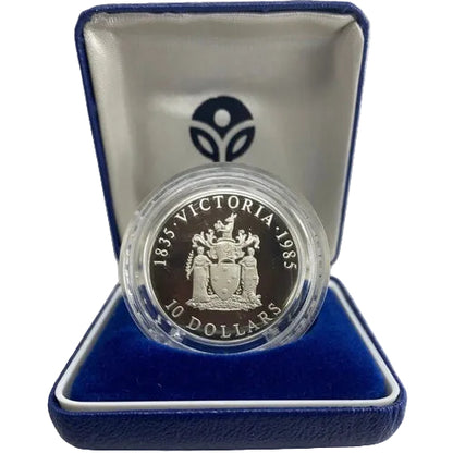 1982 Silver 10 Dollar Proof Coin Victoria