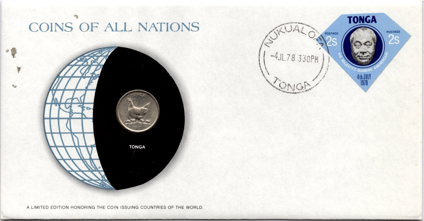 Coins of All Nations Collection Tonga front