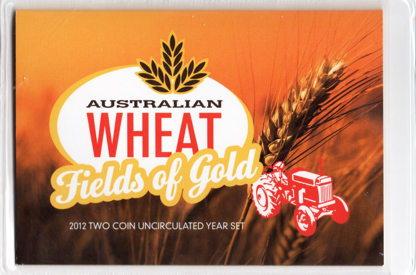 2012 Royal Australian Mint Australian Wheat Fields of Gold Two Coin year