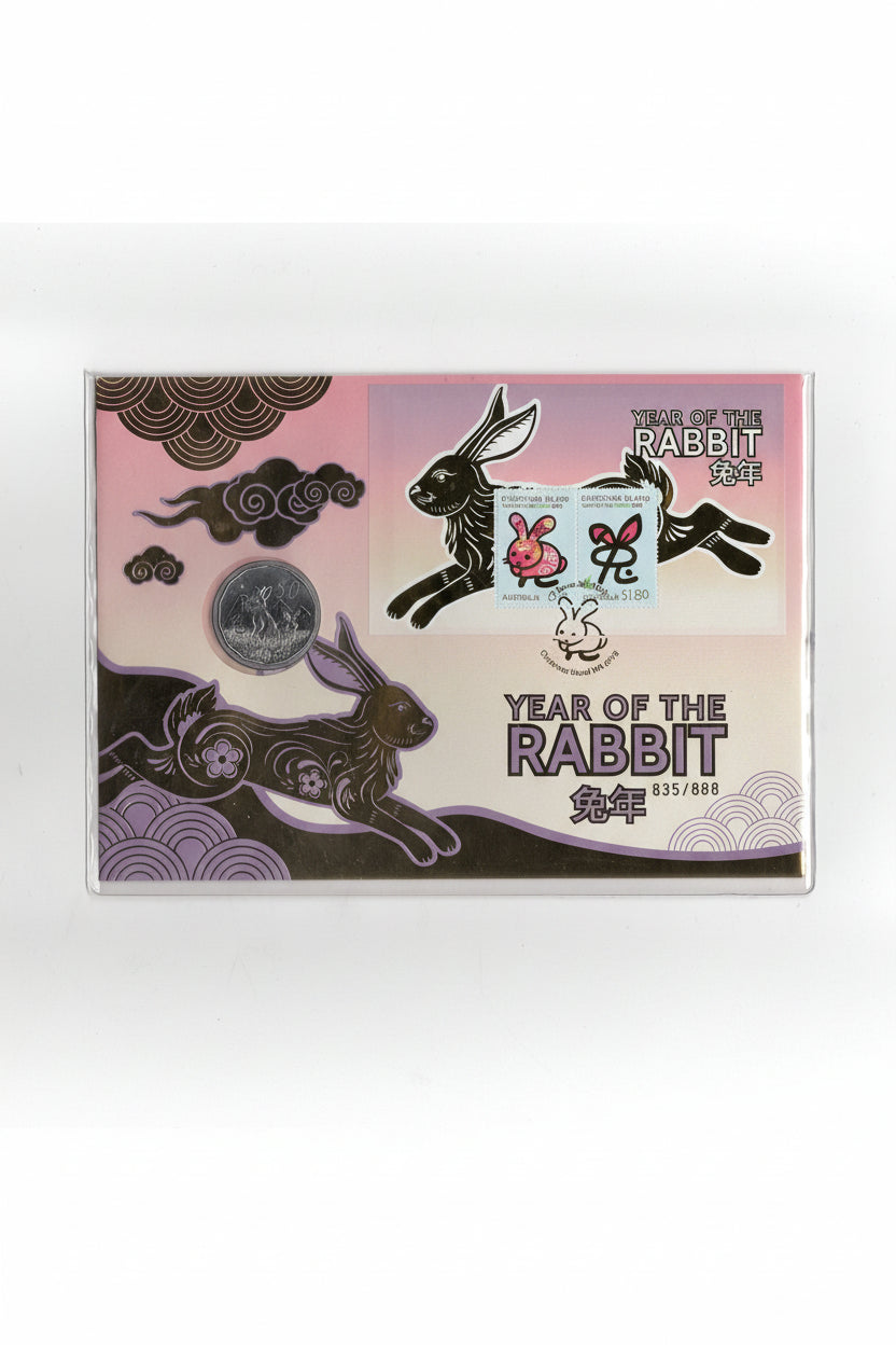 2023 50c Lucky 888 Year of the Rabbit - Impression PNC