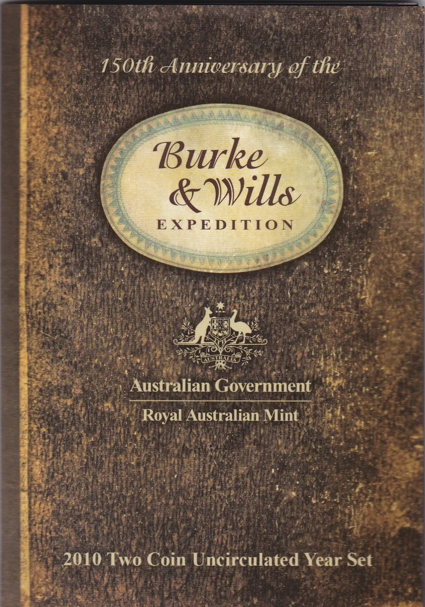 2010 Burke & Wills 2 Coin Proof Set